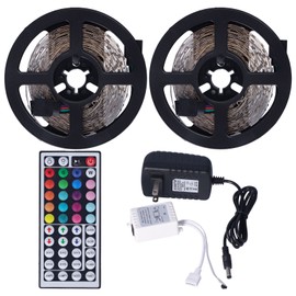 3528 600LED USB RGB Strip Lights with 44 Keys Remote Control for Home TV Background Decor 10m
