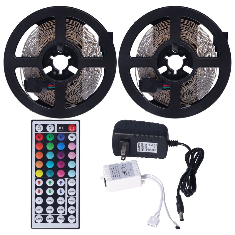 3528 600LED USB RGB Strip Lights with 44 Keys Remote