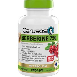 Caruso’s Natural Health Caruso's High Strength Berberine 750 Tab X 60
