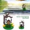 Solar Powered Dancing Monkey, Solar Monkey Swinging Animated Bobble Dancer