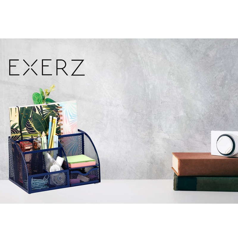 EXERZ Desk Organiser/Desk Organiser/Desk Tidy/Pen Holder/Multifunctional Organiser