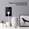 LIVOLO Black Duplex Receptacle 15A Standard Decorative Electrical Wall Outlet