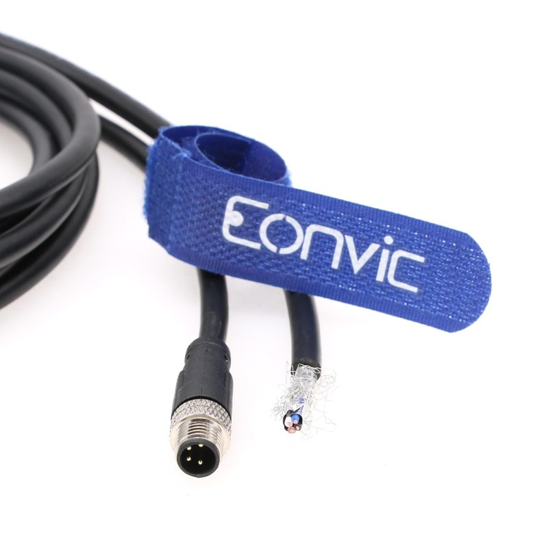 Eonvic Industrial M8 4 Pin A Code Male to Open