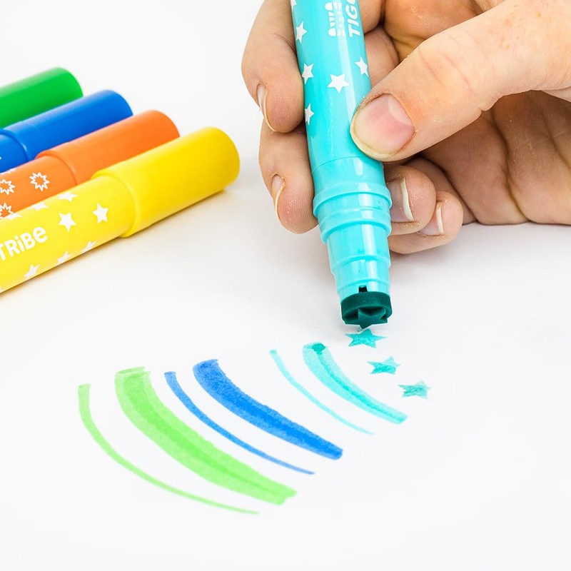 Tiger Tribe Dual Tip Stamp Markers - 8 pcs Double