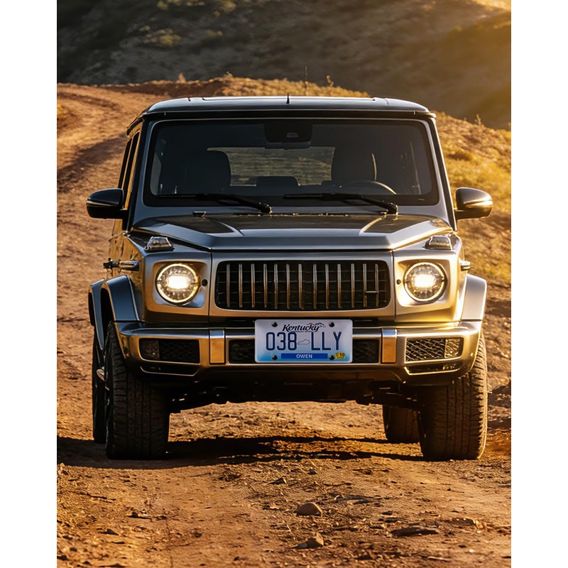 2 Transparency Flat License Plate Frame, ABS Car Front/Rear License