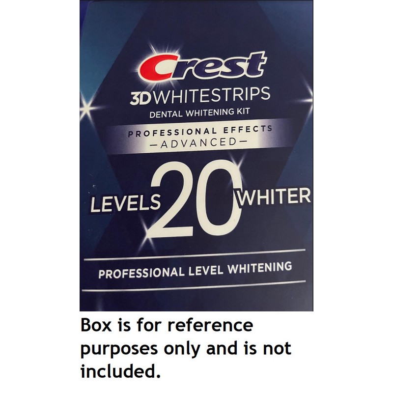 Crest NEW CREST ADVANCED PROFESSIONAL EFFECTS Whitestrips 10 Pouches /