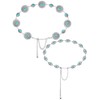 Epakh Turquoise Chain Belt Western Concho Belts for Women Silver