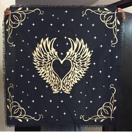 Indian Consigners Altar Cloth Witchraft Witchery Tablecloth Alter Sacred Table Cover Spiritual Spell Witch Tarot Spread