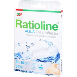 RATIOLINE Aqua Shower Plasters 8 x 10 cm Pack of 5