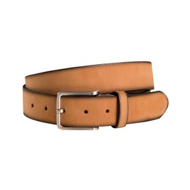 Fenix Men's Belt, Adjustable Leather Belt Celebrate Size 85 cm to 115 cm, Leather Belt Men with Buckle, 35 mm Wide, Nubuck Leather Belt, Desert Gold