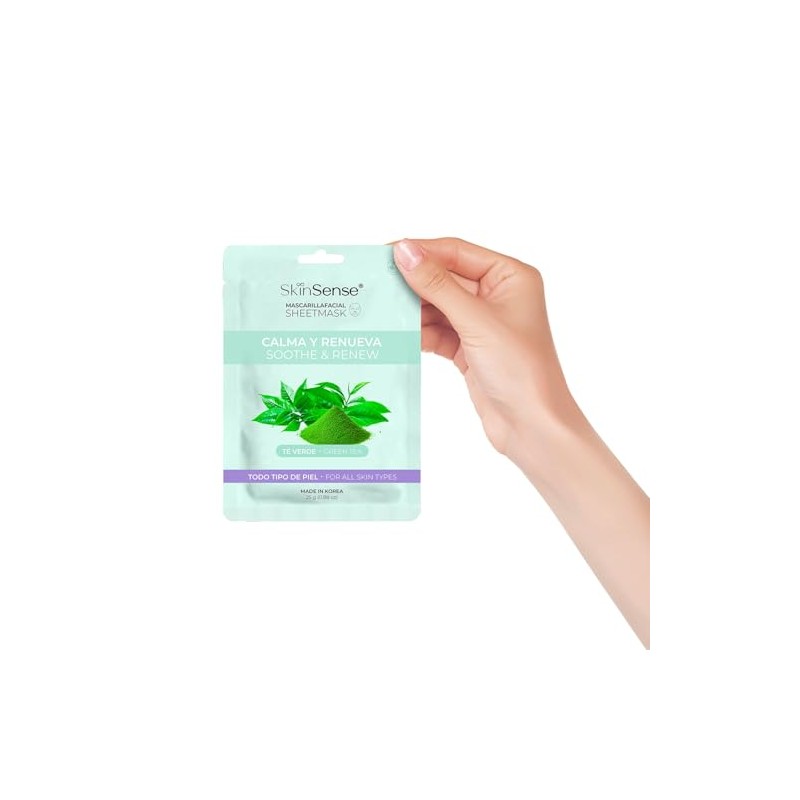 Skin Sense - Mascarilla Facial de Tela Biodegradable Coreana (1
