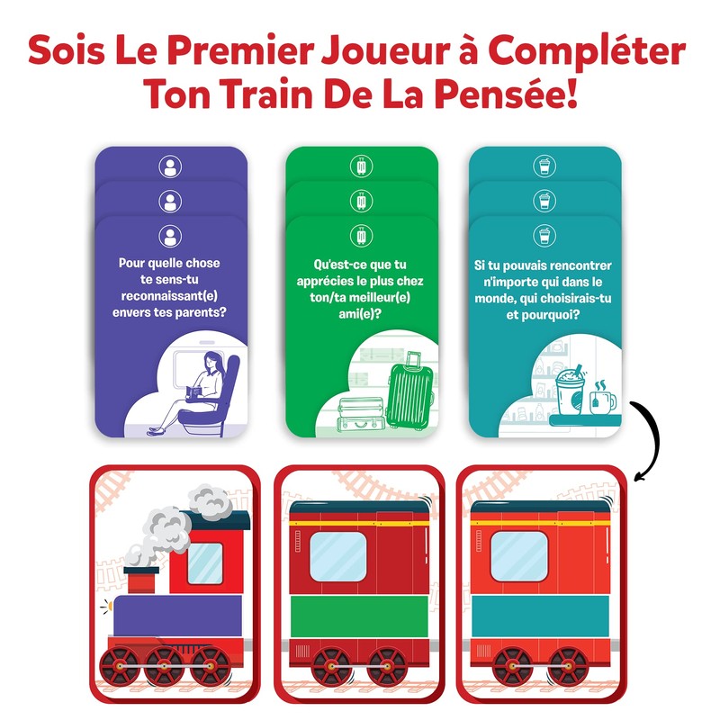 Skillmatics Card Game - Thought Train, Gifts, Family Connection and