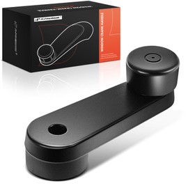 A-Premium Window Crank Handle Compatible with Freightliner Model - Classic FLD132 2003-2007, FLD112 2003-2006, FLD120 1991-1996, FLD120SD 2003/2005-2009, Textured Black, Driver or Passenger Side