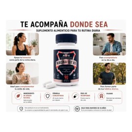 Niacina Vitamina B3 90 Cápsulas Rinde 3 Meses A4h                                                                                                     