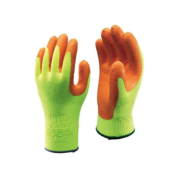 SHOWA 317 High Vis Grip Gloves - Latex Palm - 10/XL