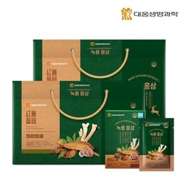 Daewoong Life Science Green Ginseng (70mlX30 packets) 2 sets / 대웅생명과학 녹용홍삼(70mlX30포) 2세트