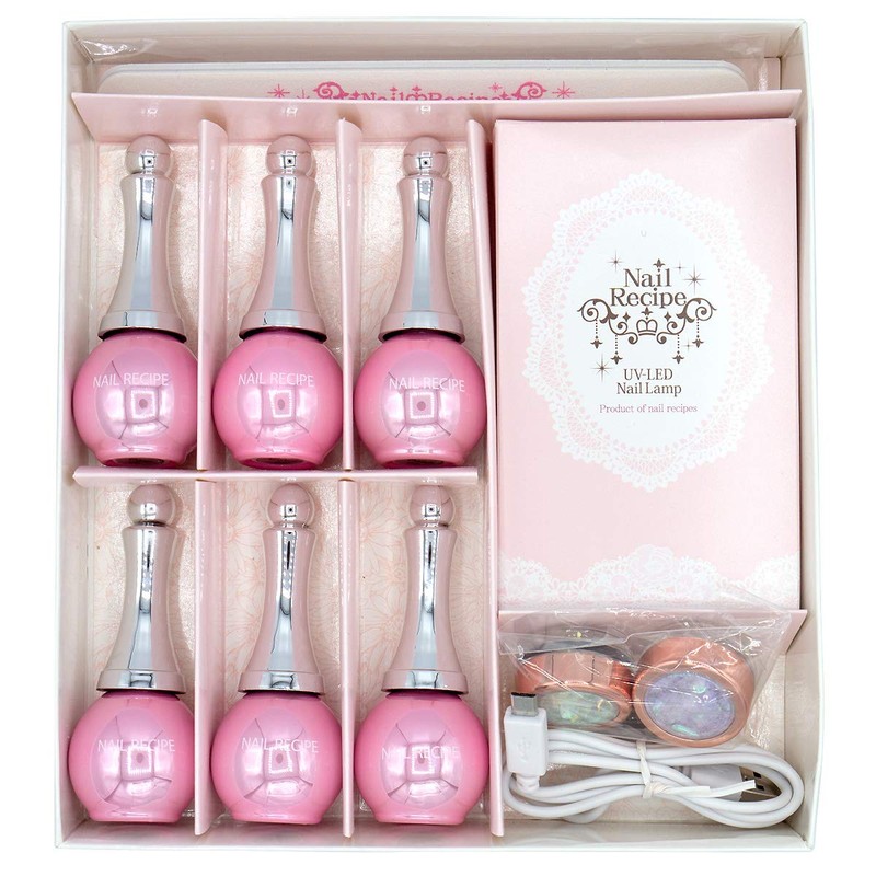 nailrecipe Nail Recipe, Gel Nail Kit, Home, Easy to Use,