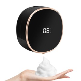 Automatic Soap Dispenser, 280 ml, Wall Mounted, Foam Soap Dispenser, Non-Contact Liquid Dispenser, No Drilling Required for Bathroom, Kitchen and Commercial Use