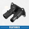 A ABSOPRO Coolant Thermostat Housing Cover for Ford Focus Plastic