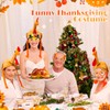 Croknit 15 Pcs Thanksgiving Turkey Costume 3 Plush Hat 6