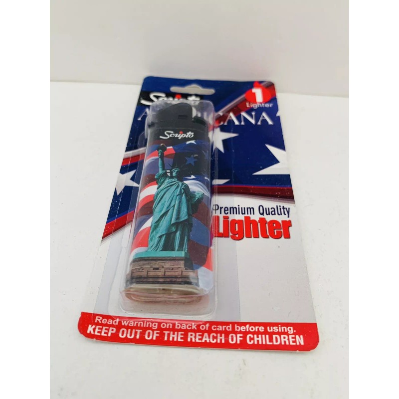 Scripto Americana Premium Quality Lighter *Statue of Liberty Design*