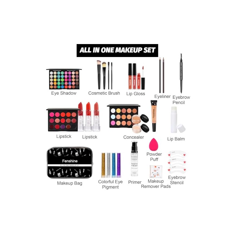 Kit De Maquillaje Todo En Uno Para Mujer, Set Completo