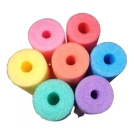 spagueti 10 Piezas Popote Flotador P/ Aprender A Nadar !