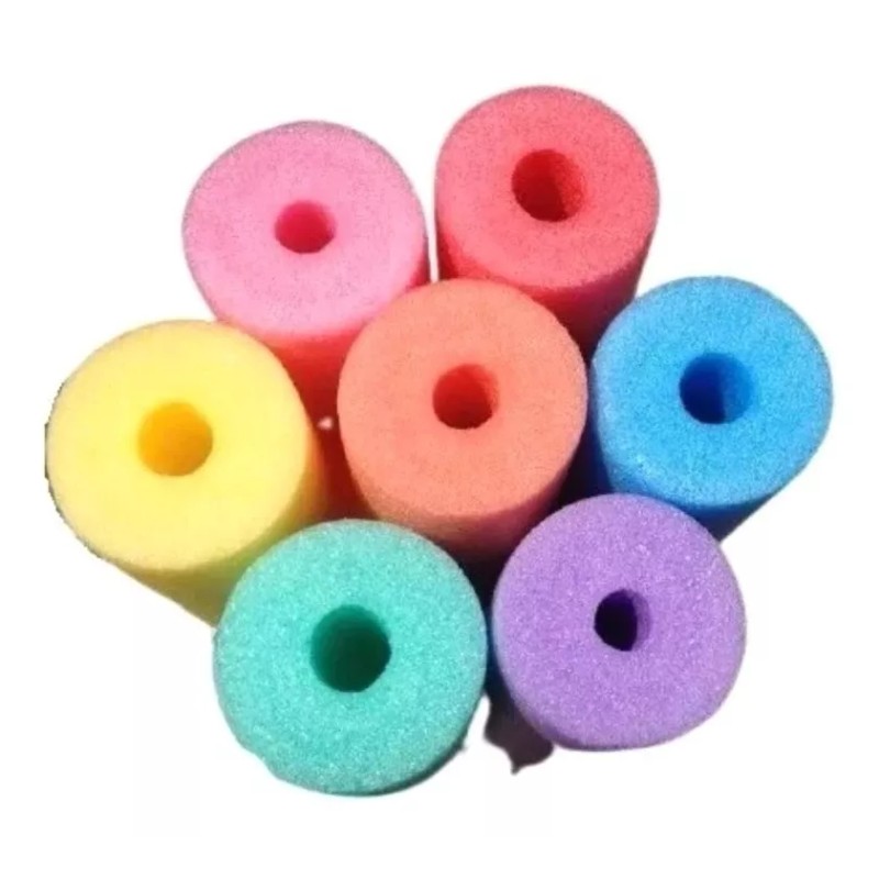 spagueti 10 Piezas Popote Flotador P/ Aprender A Nadar !