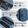 Professional 3-Piece Hardshell Luggage Set Large Capacity Lightweight Expandable Suitcases