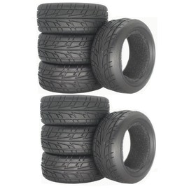 8pcs 1/10 RC Drift Tires 65 * 26mm for On Road Racing Car Drift RC Touring Car (Style D)