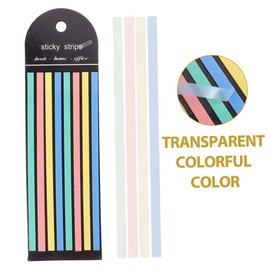 GRIRIW 2 Long Index Stickers Color Books Book tabs Color highlighters Colorful Bookmark Strip highlighting Strips Overlay Highlight Bookmarks Page Markers Highlight Strips annotating tabs