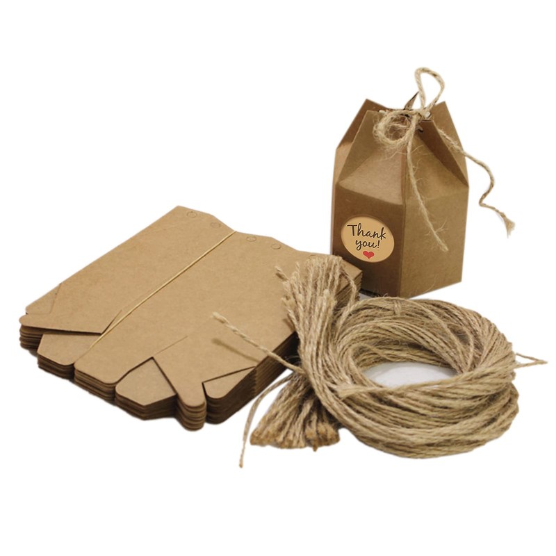 Aqur2020 Caja de Dulces Hexagonal de 50 Piezas, Caja de
