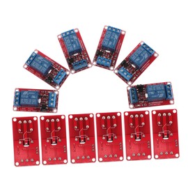 LALAFINA 12pcs Relay Control Module Optocoupler Isolation for Relay Module High Low Level Trigger and Circuit Protection