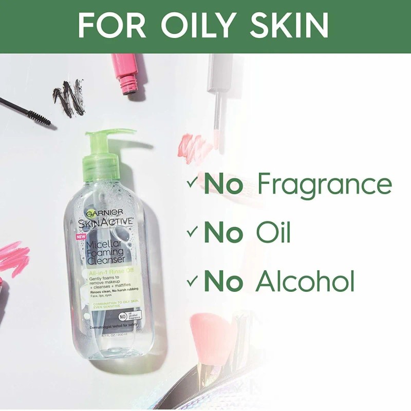 Garnier Skinactive Micelar Espuma Facial Wash, Para La Piel