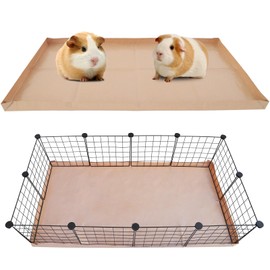 Disposable Guinea Pig Cage Liners, 36"x 24" Large Liner Bag for Guinea Pig Cage Bottom, Water-Resistant Kraft Paper (8 Pack)