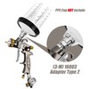 BEETRO HVLP Air Spray Gun 2.5mm Nozzle 1000ml Capacity 14.5CFM