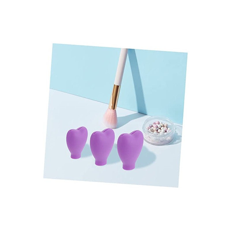 6 Piezas Estuche Para Brochas De Maquillaje De Silicona Fundas