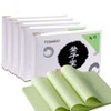 Clean skin green tea facial oil paper case 100 sheets / 청정피부 녹차 얼굴 기름종이 케이스 100매X5개 유분제거 페이퍼, 5개, 100매입