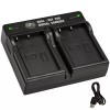 BM EN-EL9A Dual Bay Battery Charger for Nikon D5000, D3000,