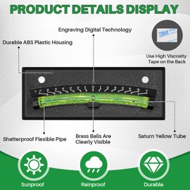 eiekako 2-Pack RV Level Bubble – Precision Stick-On Bubble Levels for RV, Camper, Trailer, or Caravan – High Visibility, Graduated Scale, Durable Leveling Tools for Accurate Setup
