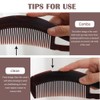 2Pcs Dandruff Comb, Wave Handle Scalp Detox Comb, Scalp Sweep