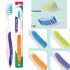 GUM 12-PACK Sunstar Butler GUM Dome Trim Toothbrush 457, Soft