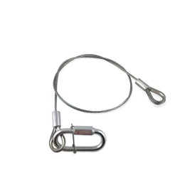 Safety Rope with Chain Link / Steel Cable / Catch Rope / Rope / Wire Rope 600 x 2 mm