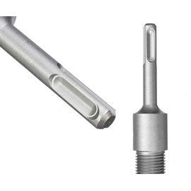 BOZONLI SDS-PLUS Extension Mounting Shaft, Connecting Rod for Drill Bit and Concrete Wall Hole Saw, Length 110 mm