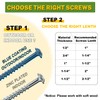 LIONMAX Pocket Hole Screws Assortment Kit, 720 PCS in 5