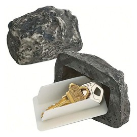 Fake Rock Key Hider Outdoor Safe for Vehicles, Waterproof Hide A Key Outside for Car Keys, Camping and Hiking