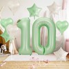 Balloons Number Balloons Birthday 10 Years 40 Inch Big Number