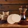 100 Pcs No.6 Coffee Filter Moka Pot Filter Paper, Coffee