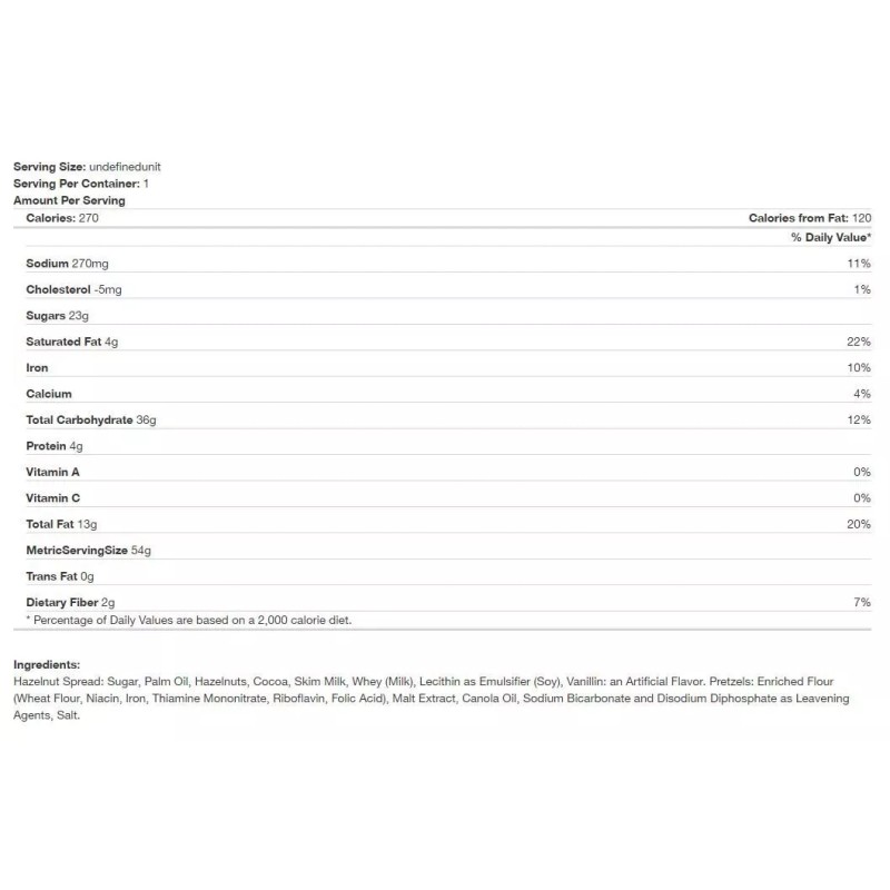 Nutella Go Hazelnut Spread Snack Cups 1.9oz Pack of 24