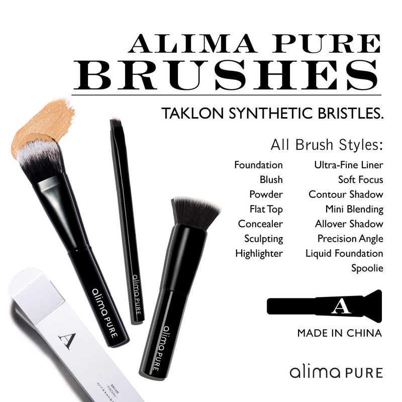 Alima Pure Ultra-Fine Liner Brush - Small Makeup Brush for
